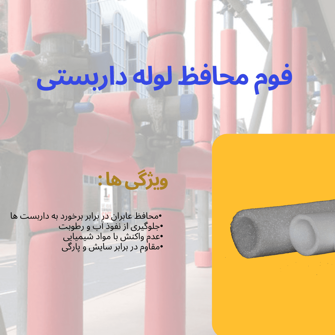 فوم لوله داربستی 50 میل — تصویر ۲