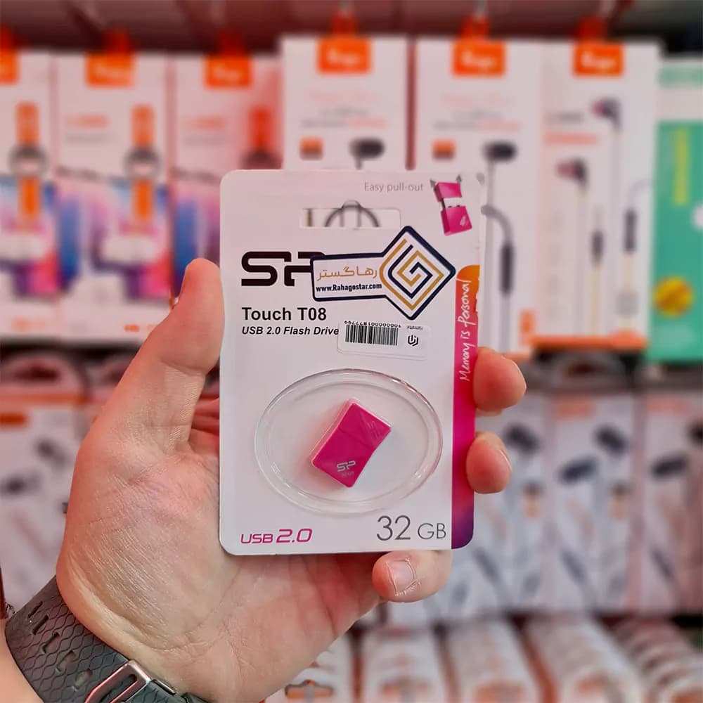 فلش مموری سیلیکون پاور (Silicon Power) مدل (‌T08) – 32GB — تصویر ۲