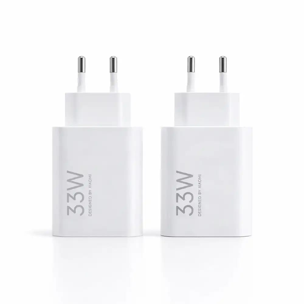 شارژر اصلی شیائومی (Xiaomi) 33 وات (همراه کابل)