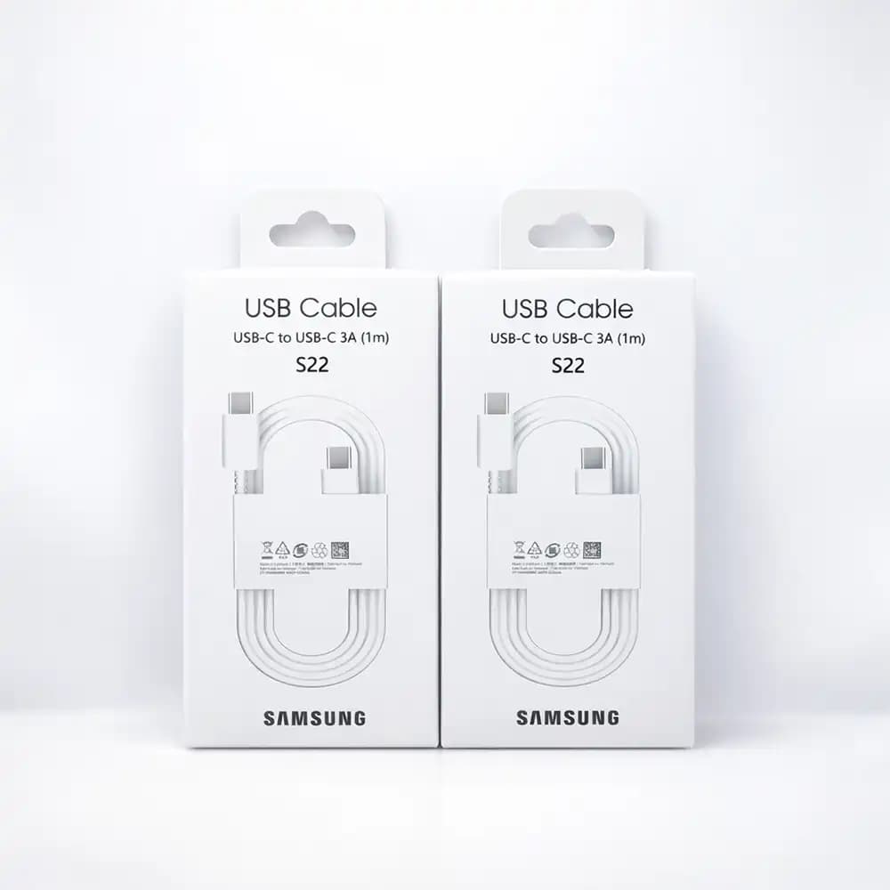 کابل شارژ اصلی سامسونگ USB-C توربو مدل S22-Ultra — تصویر ۳