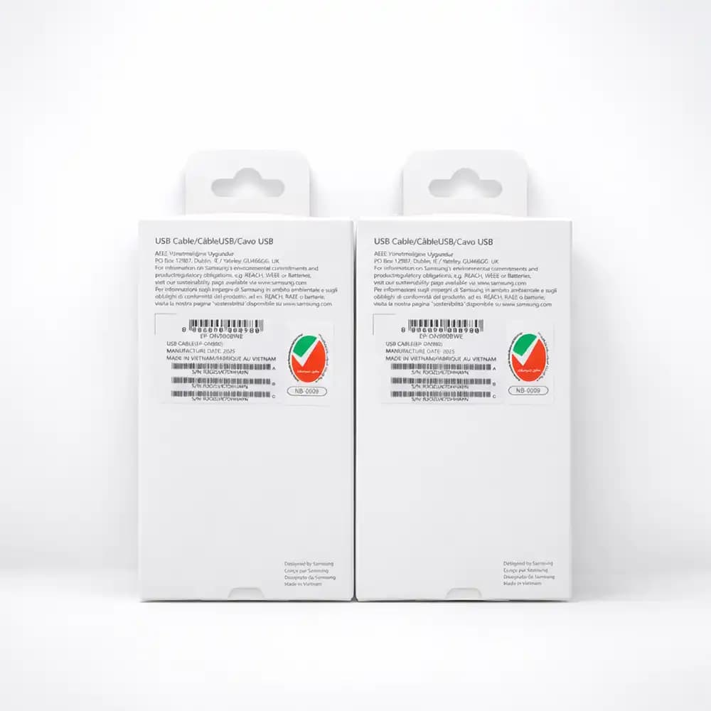 کابل شارژ اصلی سامسونگ USB-C توربو مدل S22-Ultra — تصویر ۵