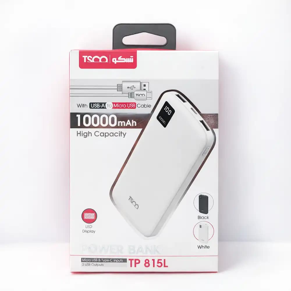 پاوربانک پرتابل تسکو (TSCO) مدل TP 815L — تصویر ۴