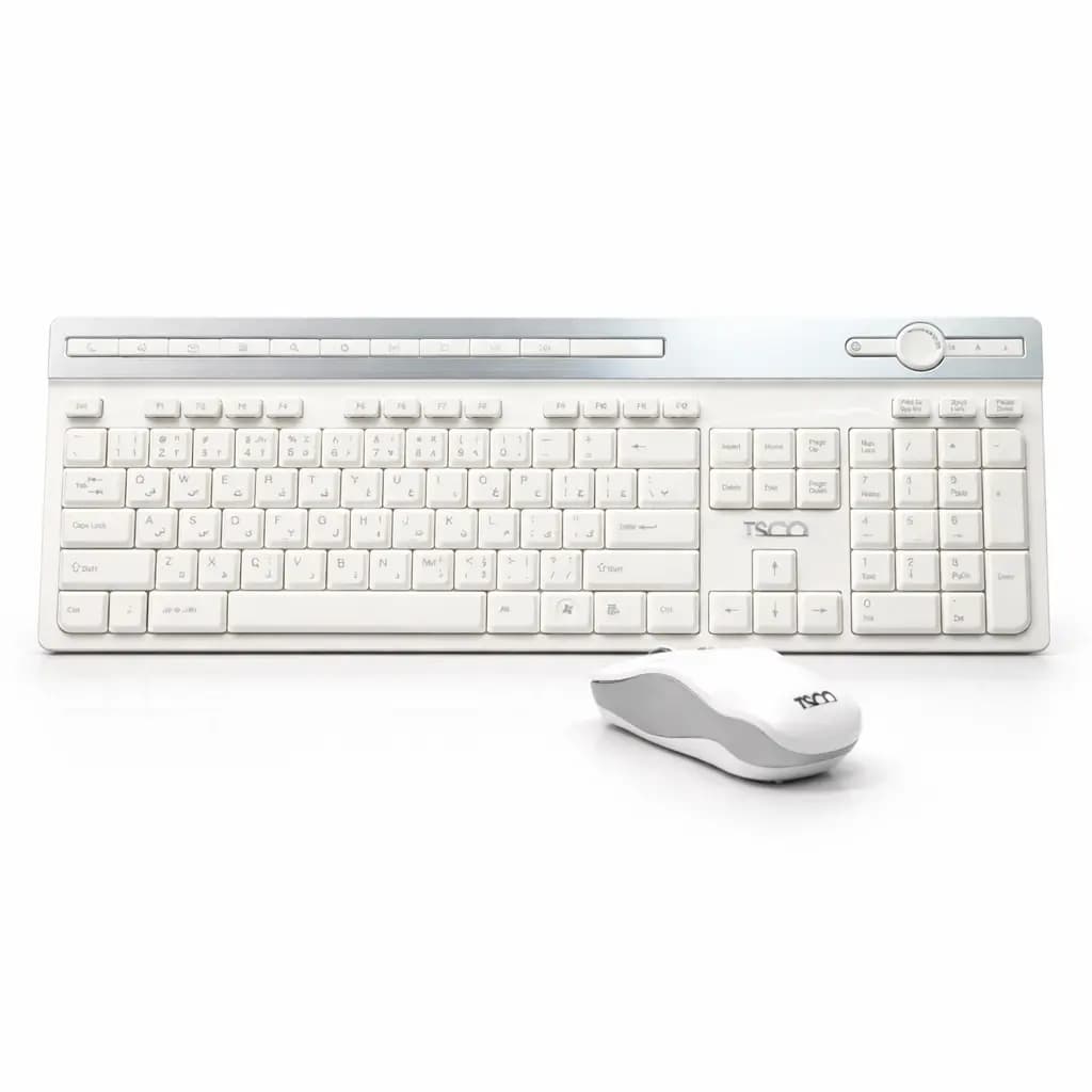 کیبورد و ماوس بی‌سیم تسکو (TSCO) مدل TKM 7106W