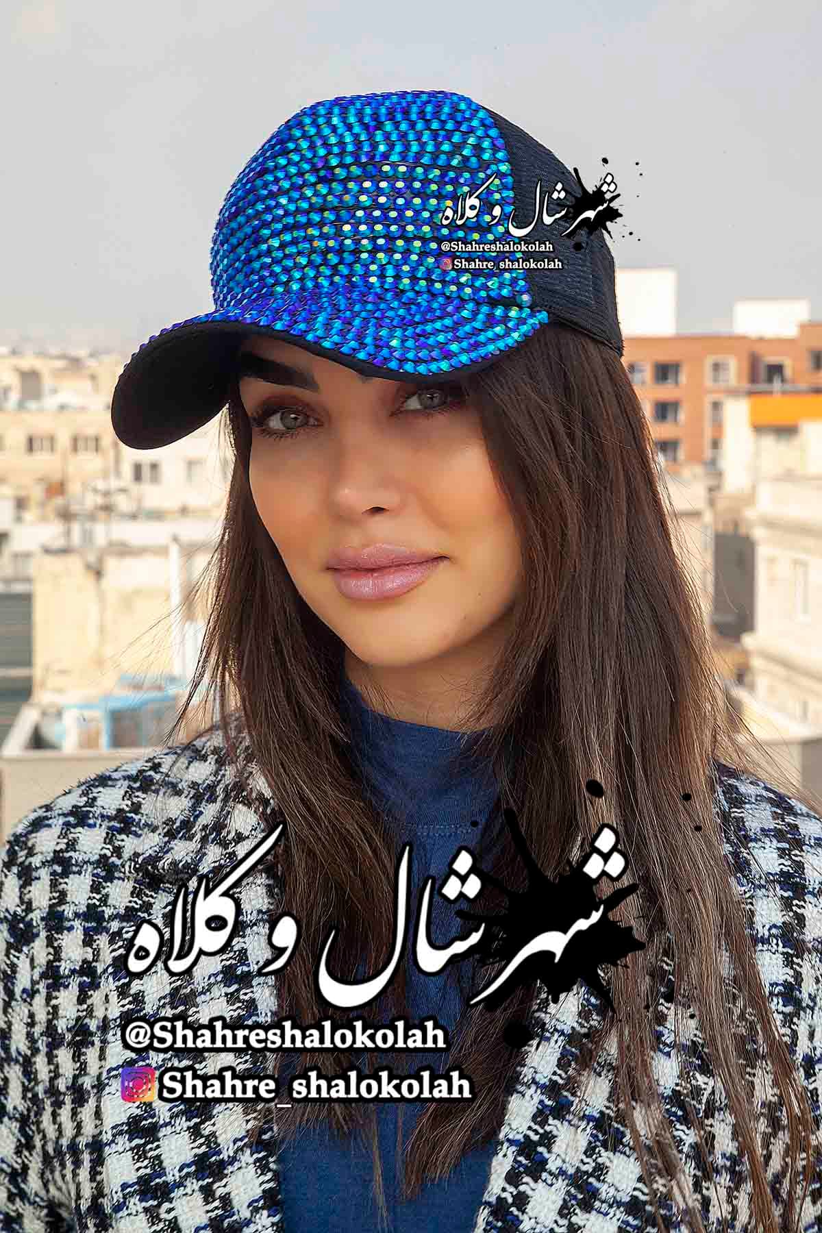 کلاه کپ نگین دار کد B21