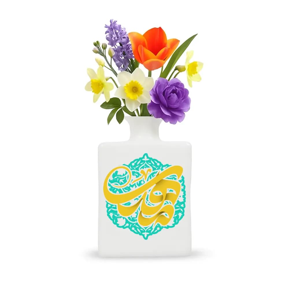 گلدان چینی مربعی مهدی