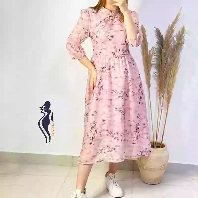 پیراهن دخترانه حریر — تصویر ۵