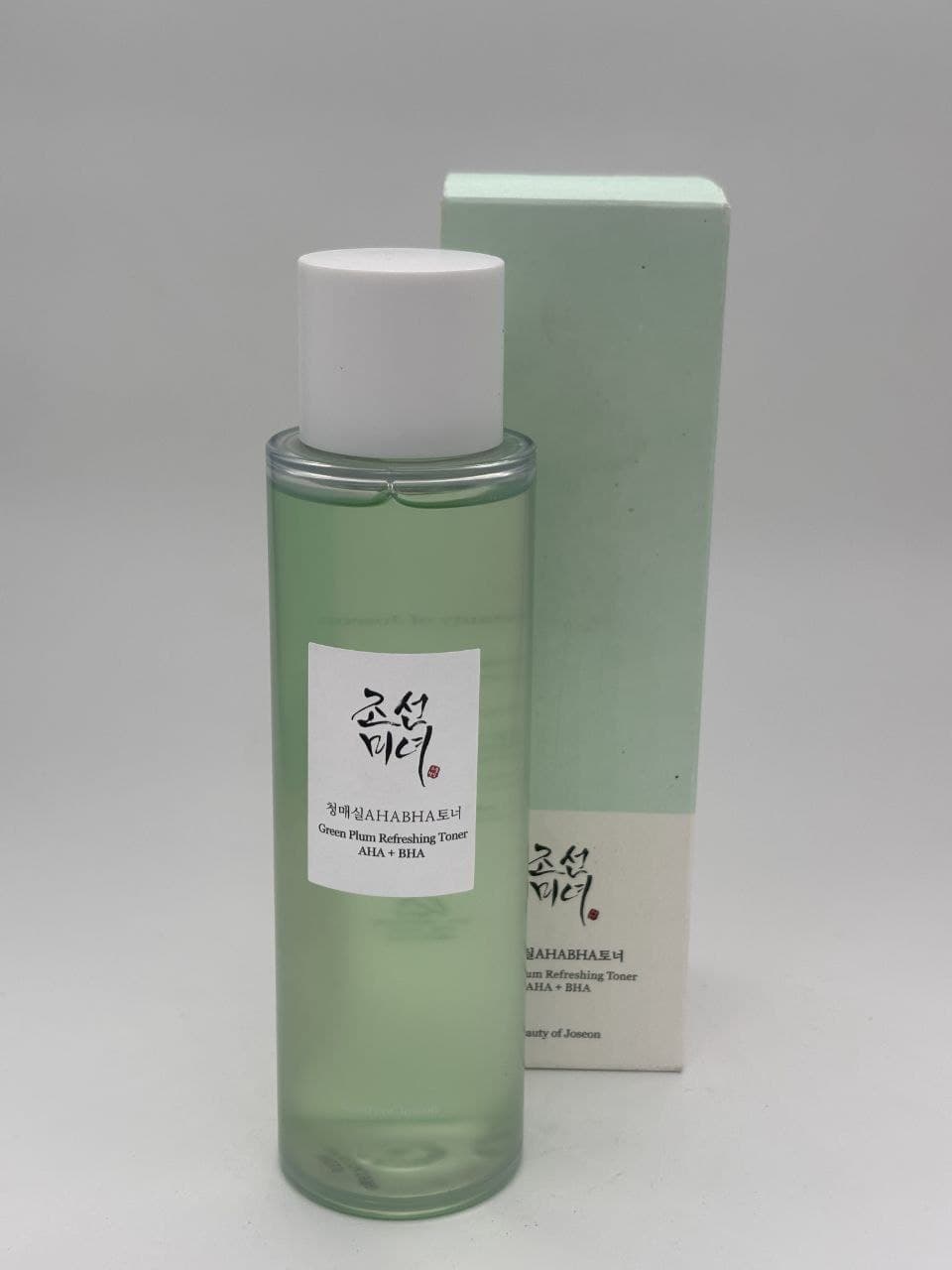 تونر لایه‌بردار ملایم آلو سبز بیوتی آو جوسان | Beauty of Joseon Green Plum Refreshing Toner AHA+BHA