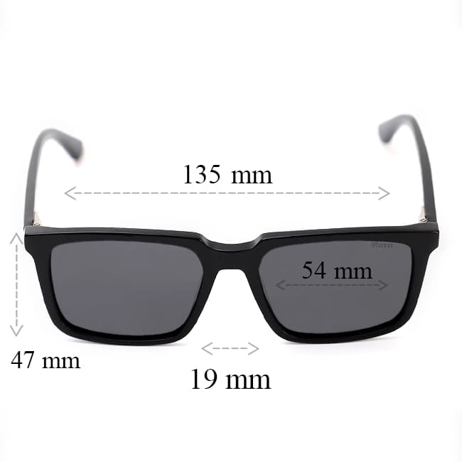 عینک آفتابی ROSSI مدل R116 | مردانه، UV400 و پولاریزه — تصویر ۶