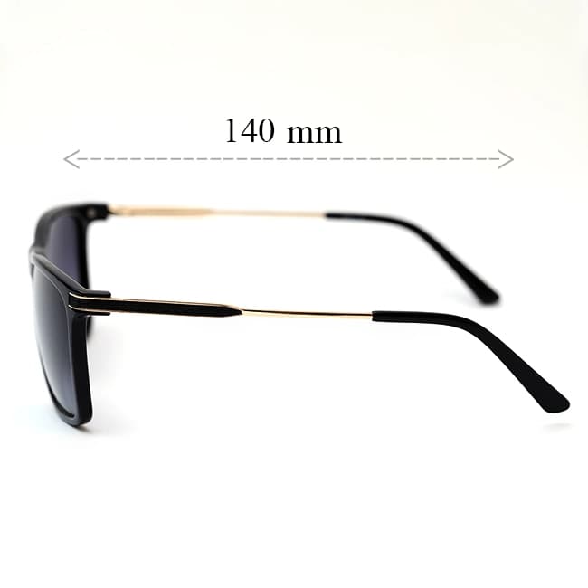 عینک آفتابی مردانه ROSSI مدل GSA8174/S | فریم ویفری مشکی با عدسی UV400 پولاریزه — تصویر ۷