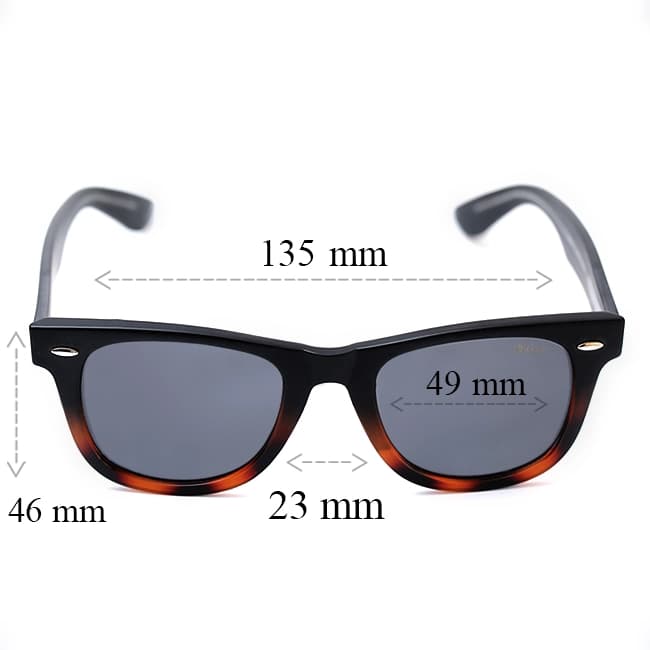 عینک آفتابی یونیسکس ROSSI مدل UM6802 | ویفری پلنگی مشکی، UV400 پولاریزه — تصویر ۶