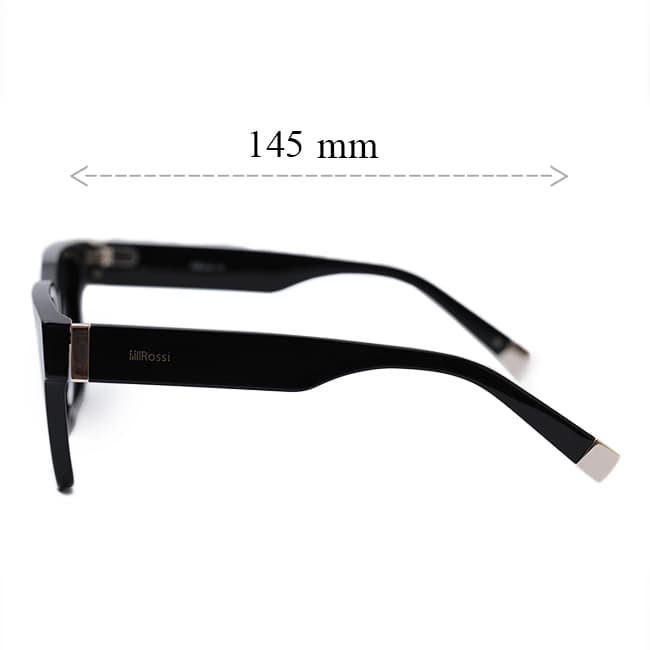 عینک آفتابی مردانه ROSSI R119 | ویفری مشکی، UV400 پولاریزه — تصویر ۷