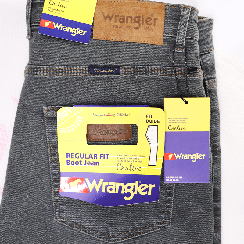 شلوارک جین سایز بزرگ مردانه رانگلر | Wrangler (تک سایز 36) — تصویر ۲