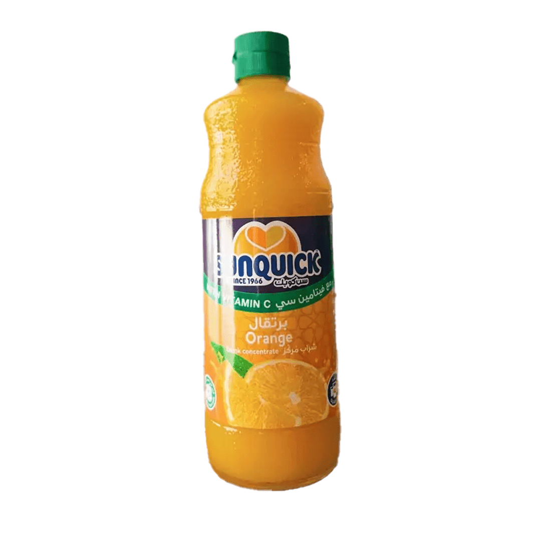 شربت و آبمیوه سن کوییک سان کوییک پرتقال 840 میلیلیتر اصل و تاریخدار (Tang Quick Orange Syrup and Juice 840ml Original & Fresh)