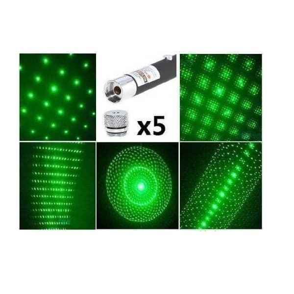 لیزر جیبی 5 سر LASER POINTER — تصویر ۵