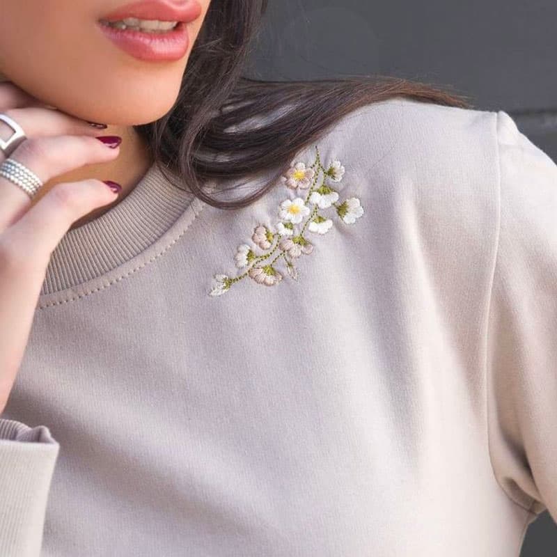 بلوز دورس زنانه آستین بلند — تصویر ۲