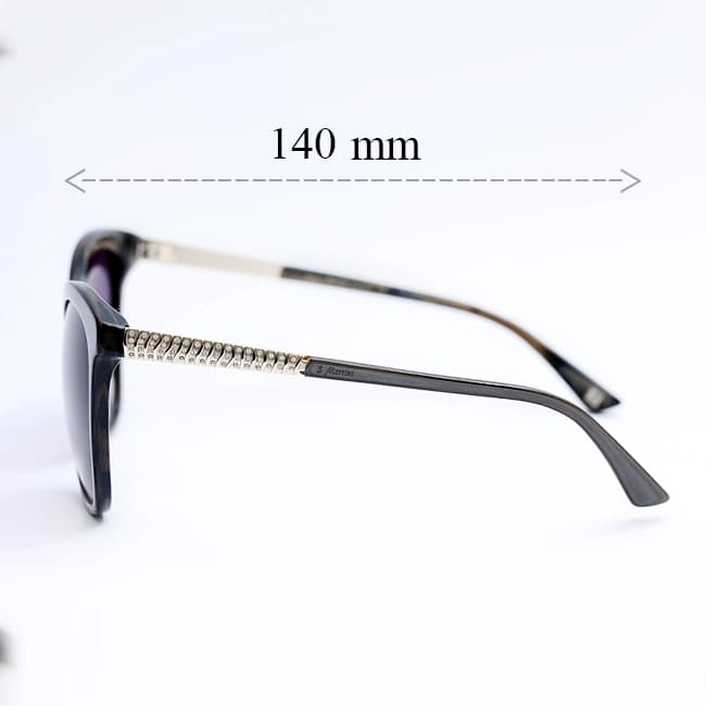 عینک آفتابی زنانه سرجیو مارتینی مدل SA-336 | فریم کائوچویی دودی — تصویر ۸