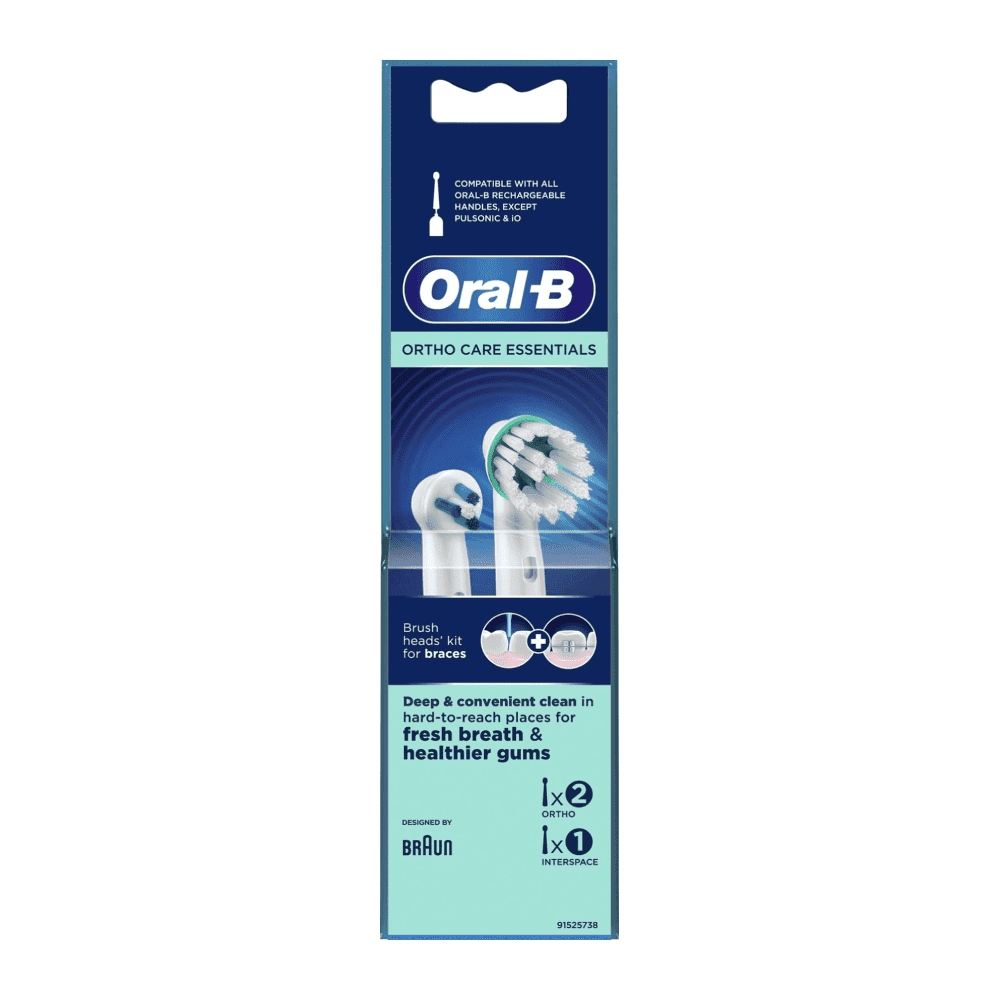 سری یدک مسواک برقی اورال-بی مدل Ortho Care پک ۲ عددی (مخصوص ارتودنسی) — تصویر ۲