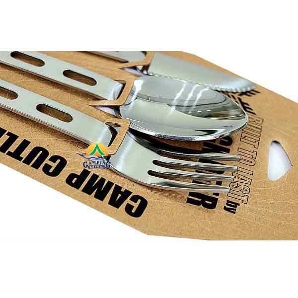 ست قاشق و چنگال و چاقو کارابین دار بلک دیر CAMP CUTLERY BC23 — تصویر ۴