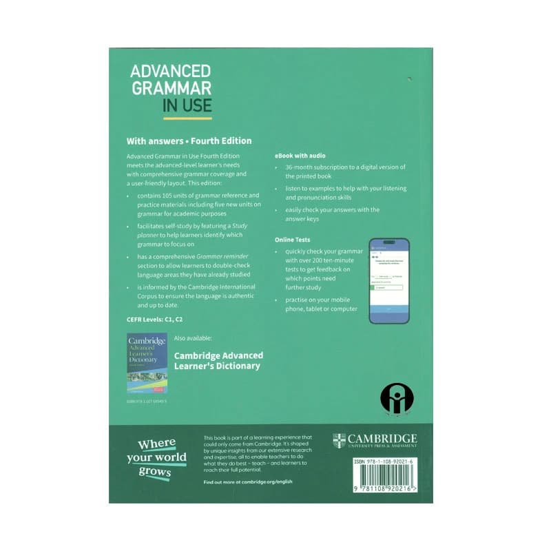 کتاب Advanced Grammar in Use Fourth Edition — تصویر ۲