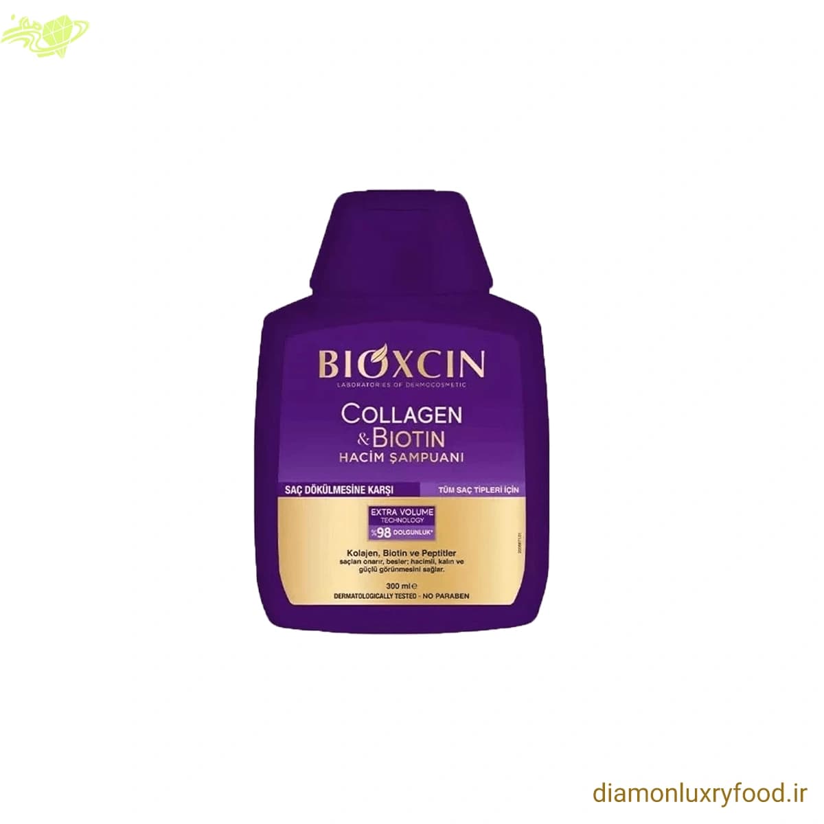 شامپو حجم‌دهنده کلاژن و بیوتین Bioxcin حجم 300 میل – مناسب برای موهای نازک و حساس