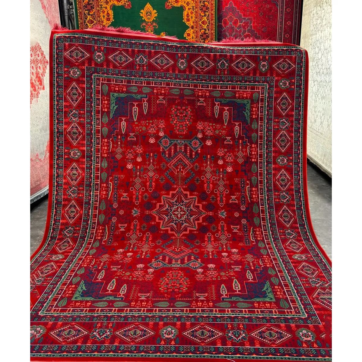 فرش طرح چهارباغ لاکی کلکسیون آوانگارد 1200 شانه