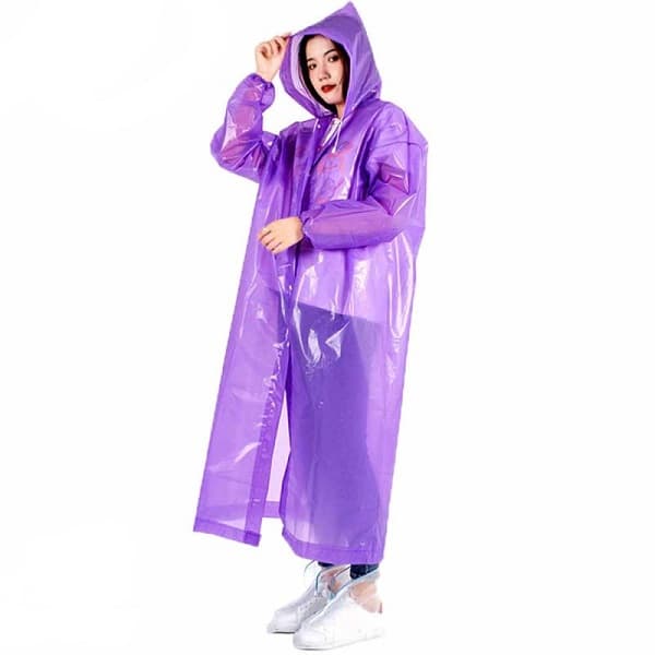 پانچو بارانی EVA LIGHTWEIGHT RAINCOAT مانتویی اصلی — تصویر ۳