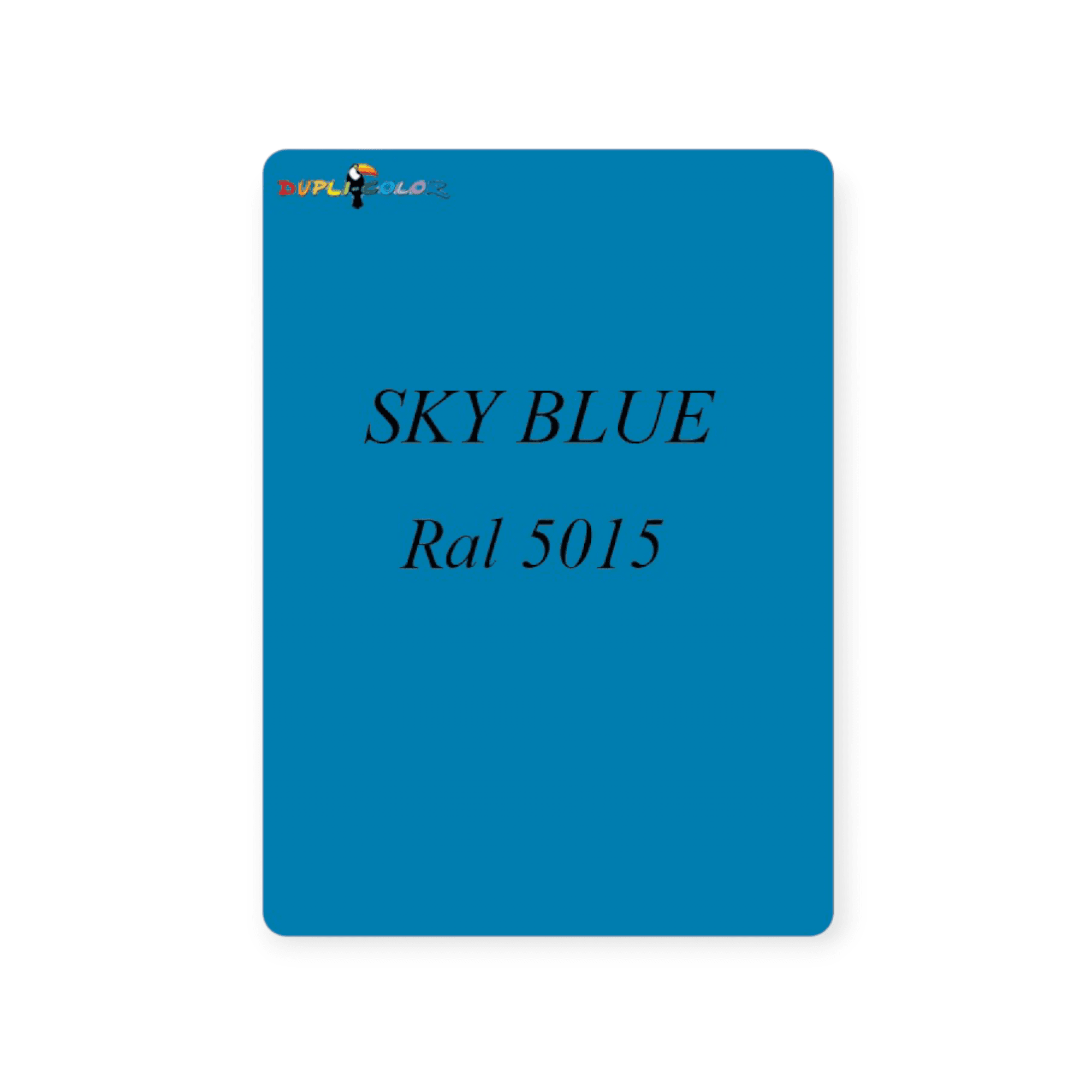 اسپری رنگ دوپلی کالر آبی آسمانی SKY BLUE کد RAL 5015 — تصویر ۳