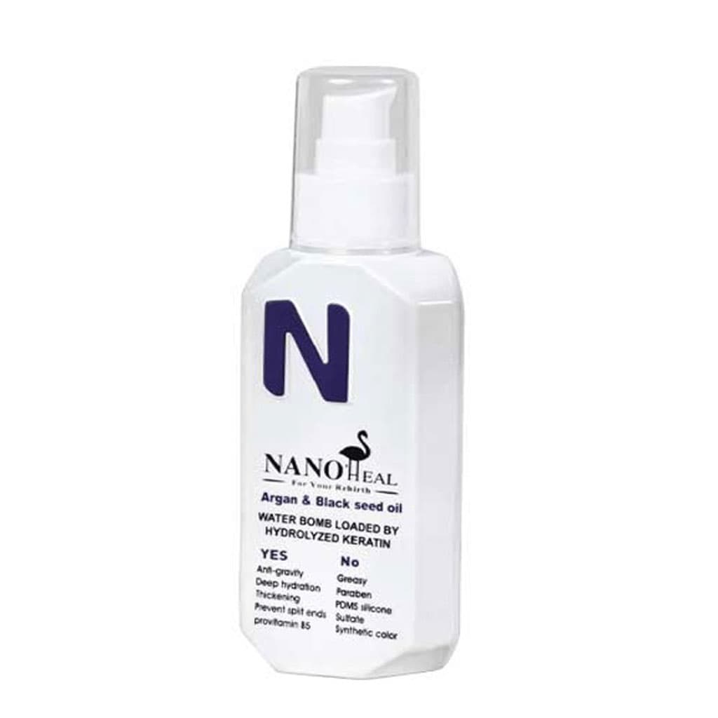 سرم احیا و بازسازی مو روغن آرگان و سیاه دانه 130 میلی لیتر نانوهیل NANOHeal