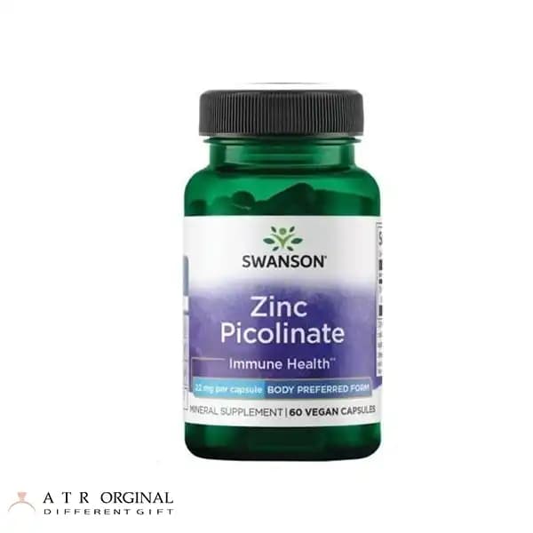 قرص زینک پیکولینات سوانسون Swanson Zinc Picolinate 22mg