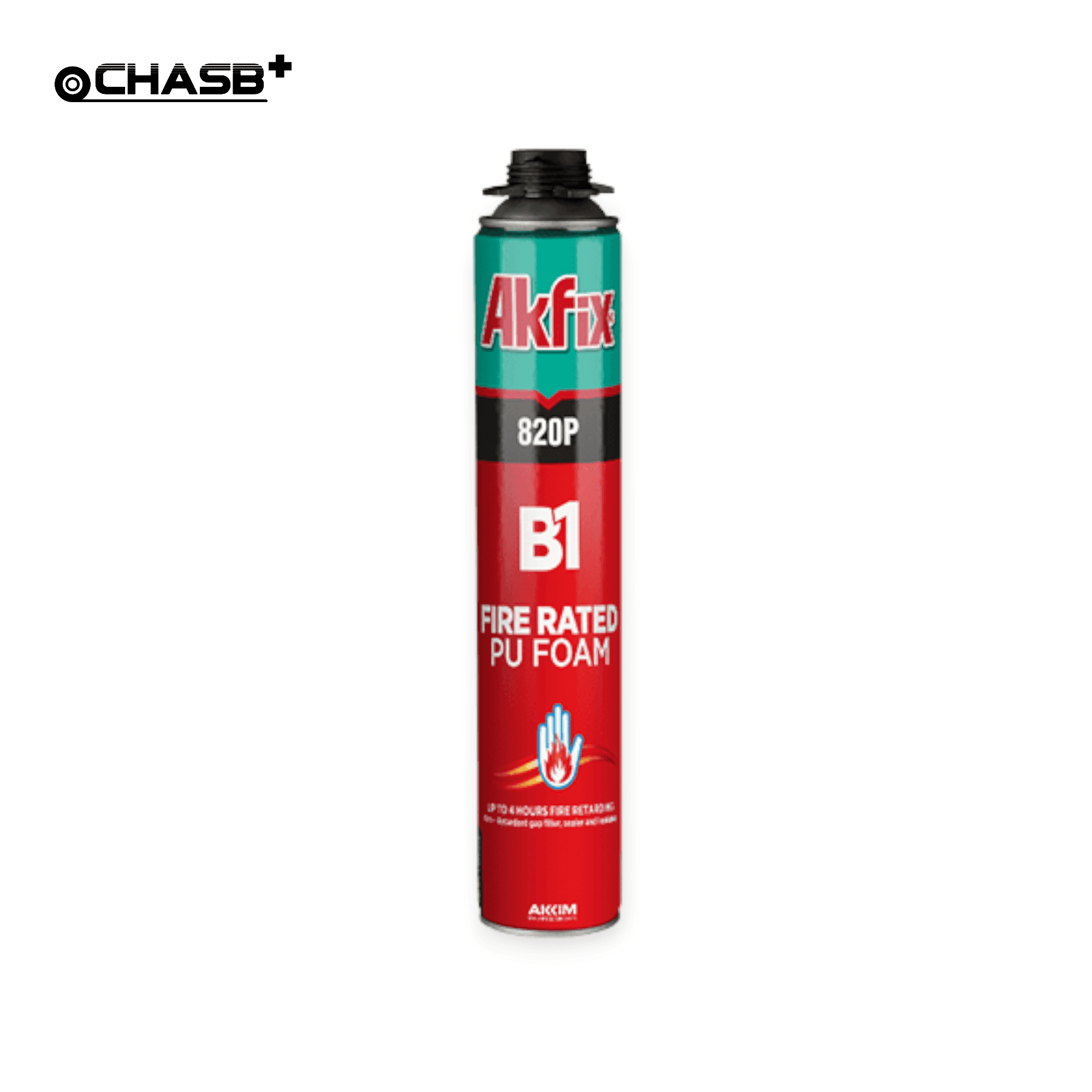 اسپری فوم پلی اورتان ضد حریق 820P گانخور آکفیکس AKFIX PU FOAM B1