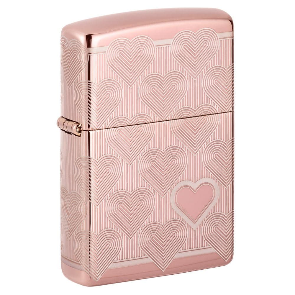 فندک اصل زیپو Zippo 49811 Heart Rose Gold