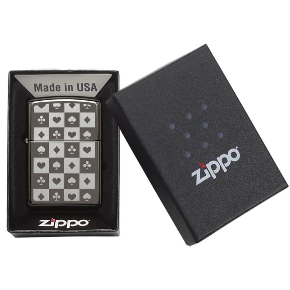 فندک اورجینال زیپو با کد Zippo 29082 Card Suits — تصویر ۴