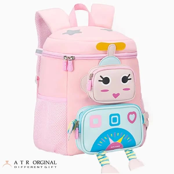 کیف کوله پشتی بچگانه ربات اولنگ 6125 — تصویر ۵
