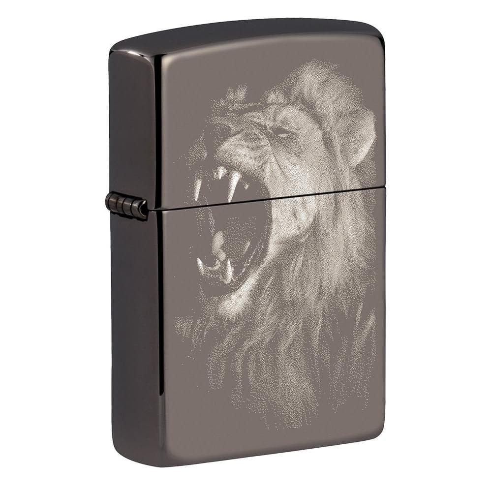 فندک زیپو مدل Zippo 49433 Fierce Lion Design