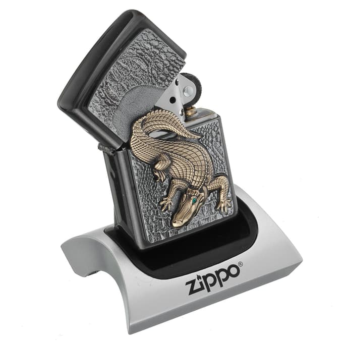 فندک زیپو مدل Zippo 2006315 Crocodile Emblem — تصویر ۶