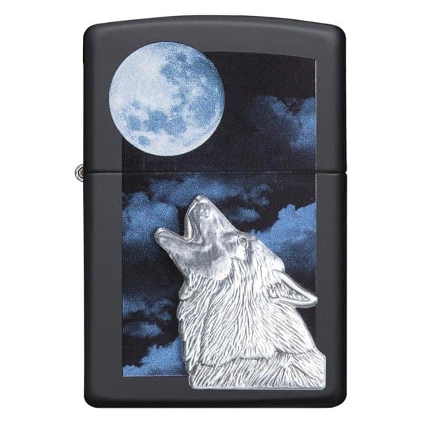 فندک زیپو مدل Zippo 28879 Howling Wolf