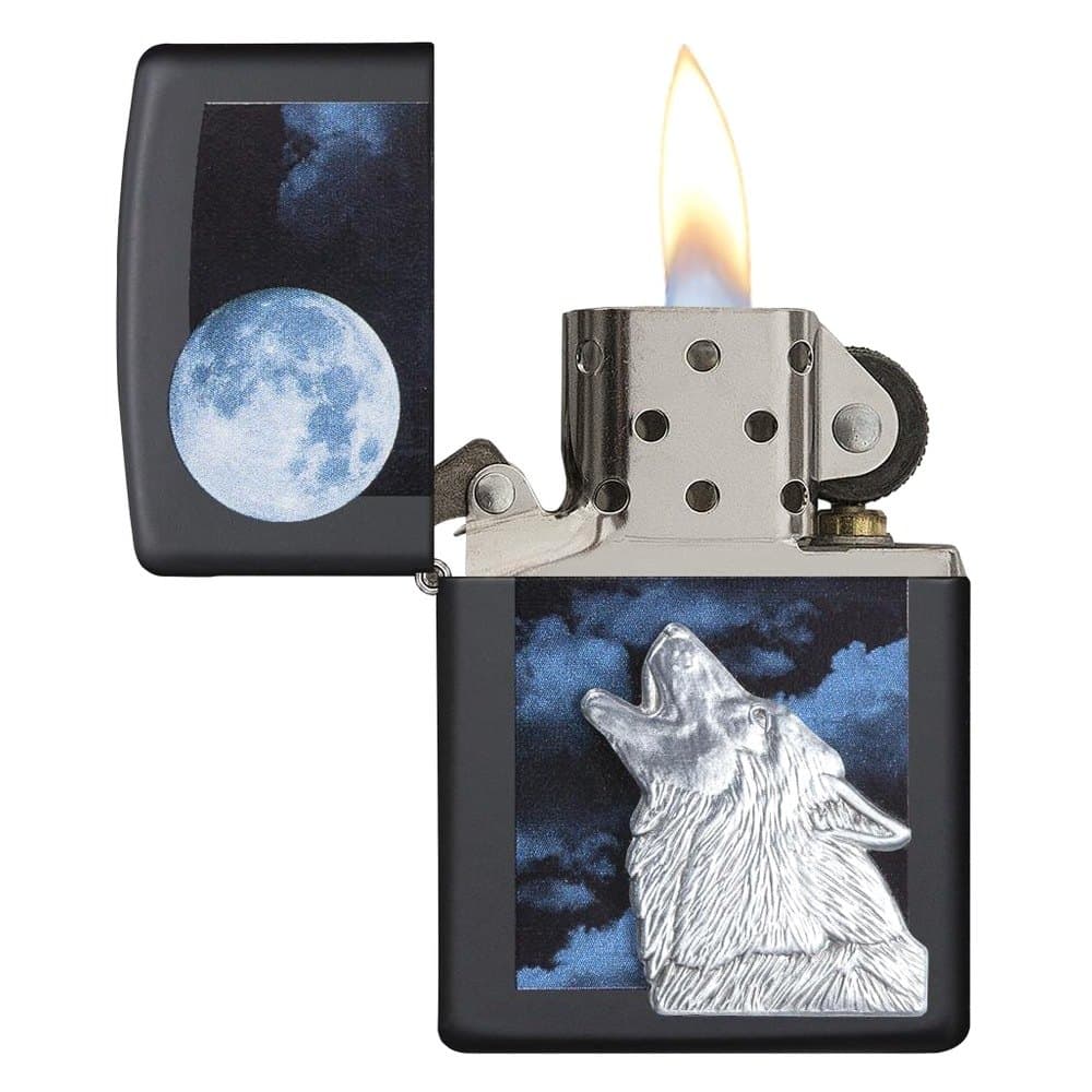فندک زیپو مدل Zippo 28879 Howling Wolf — تصویر ۲