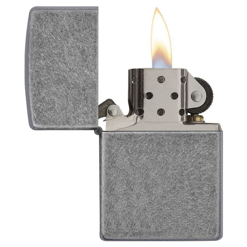 فندک زیپو مدل Zippo 121FB Antique Silver — تصویر ۳