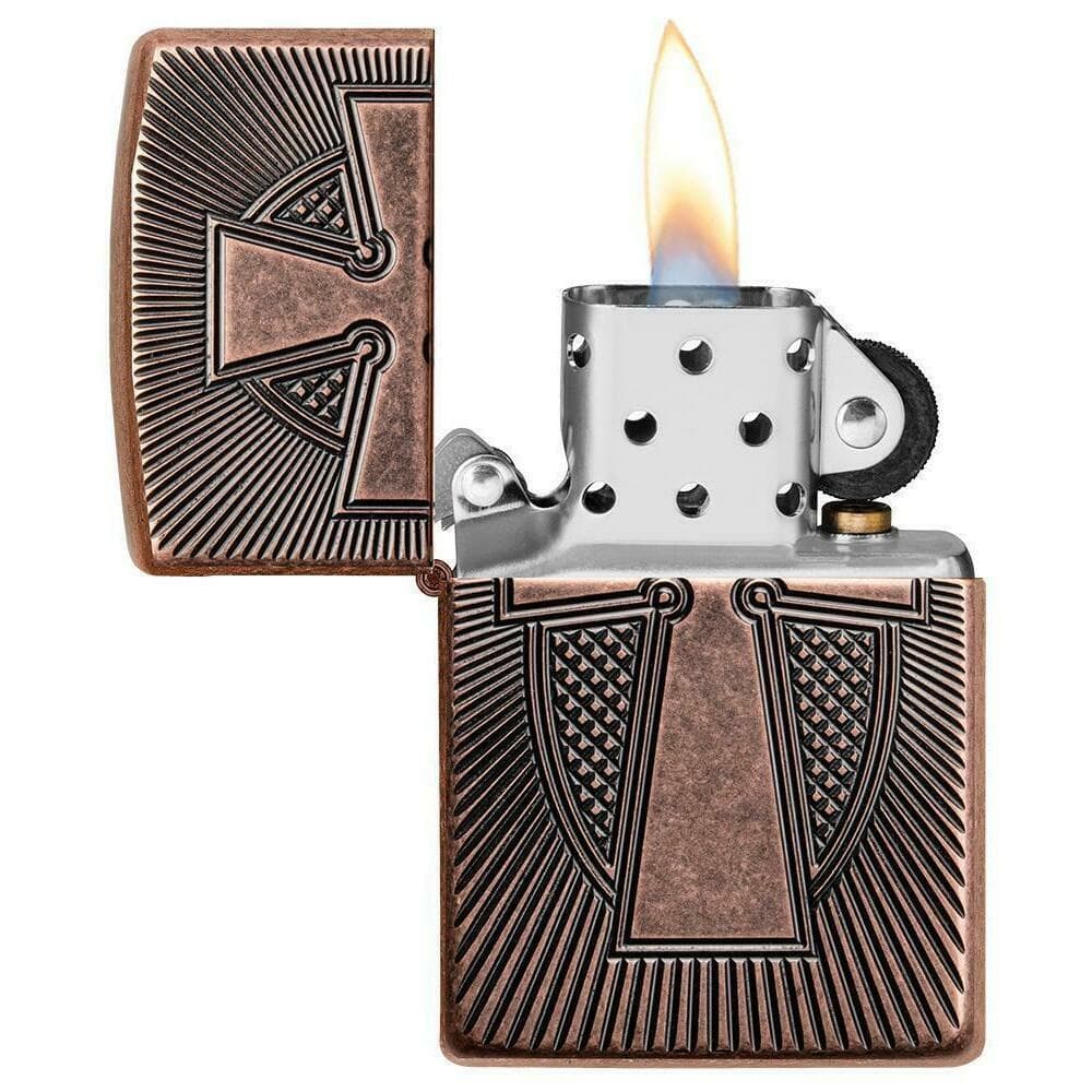 فندک زیپو مدل Zippo 49158 Cross Antique Copper — تصویر ۲