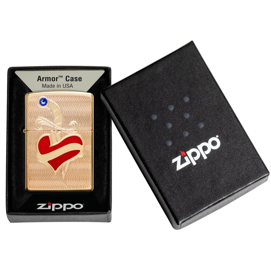 فندک زیپو مدل Zippo 49303 Heart and Sword — تصویر ۲