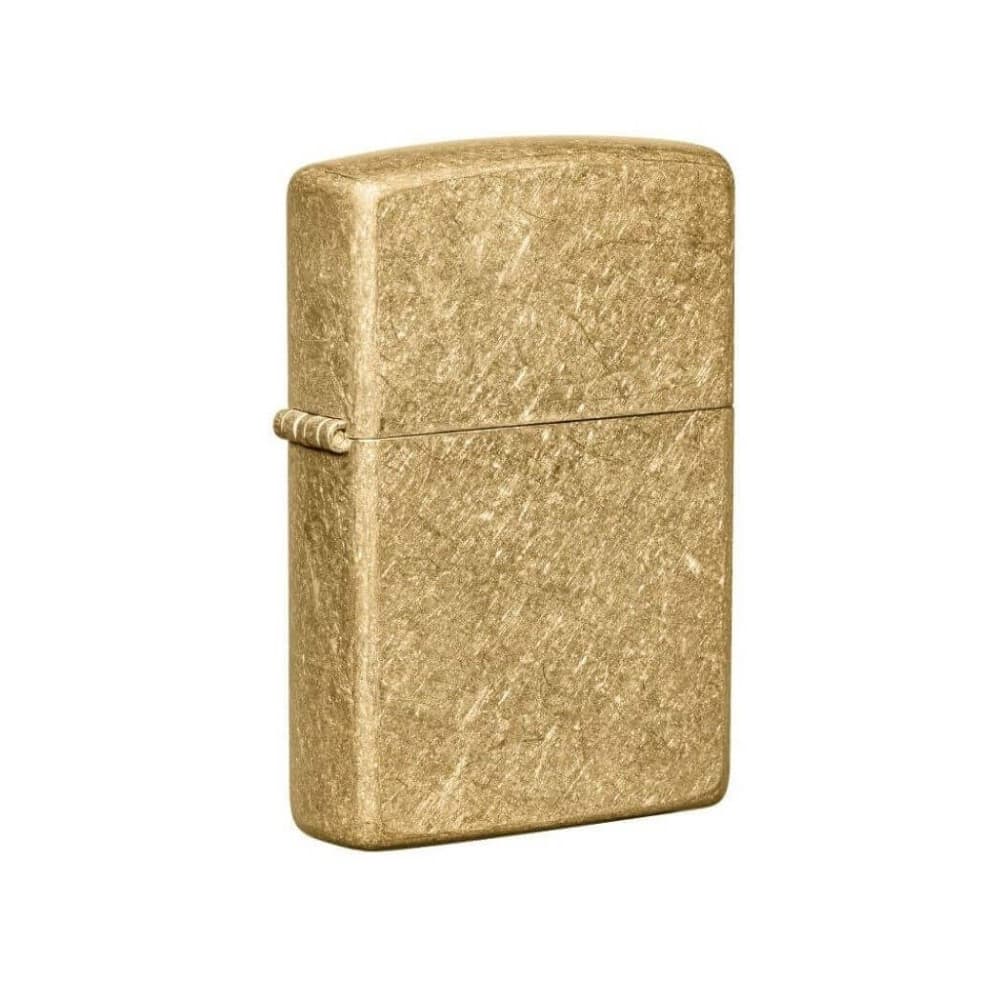 فندک زیپو مدل Zippo 28496 Tumbled Brass — تصویر ۴