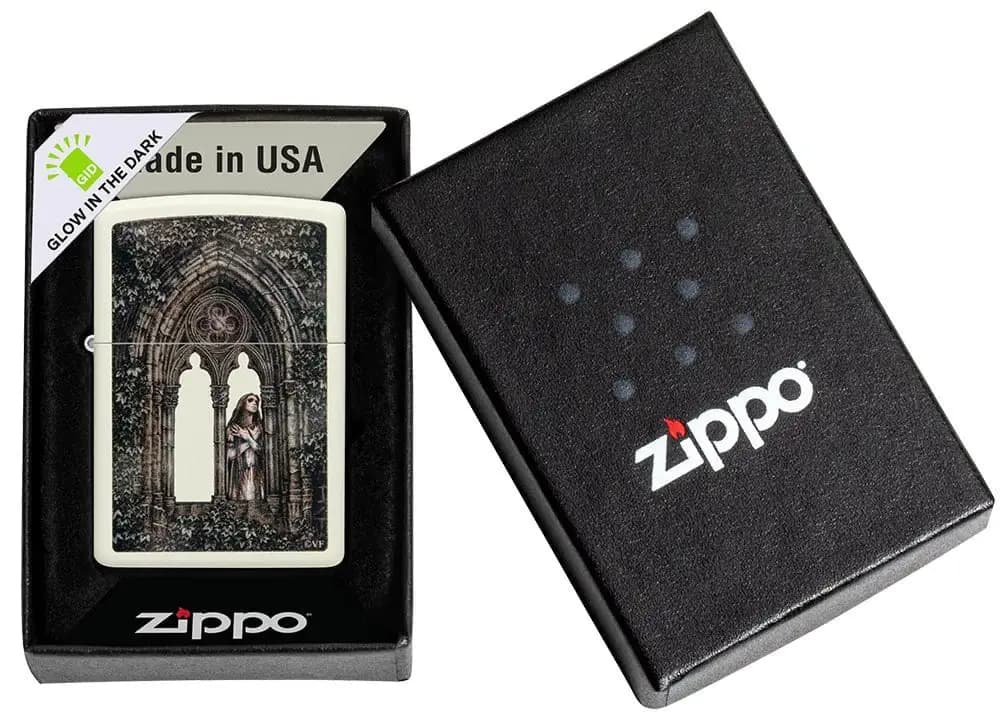 فندک زیپو مدل ZIPPO VICTORIA FRANCES 49836 — تصویر ۴