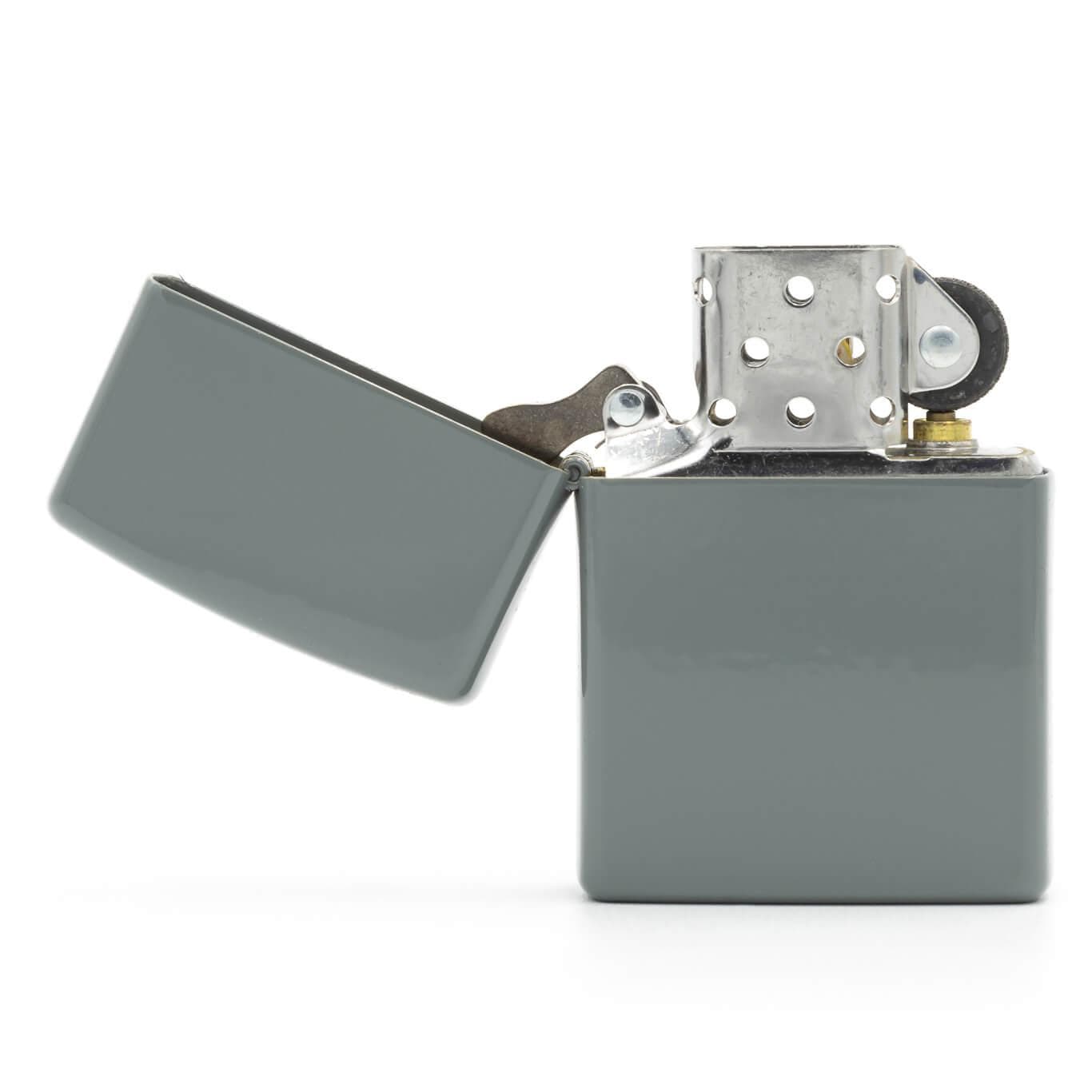 فندک زیپو مدل ZIPPO FLAT GRAY 49452 — تصویر ۵