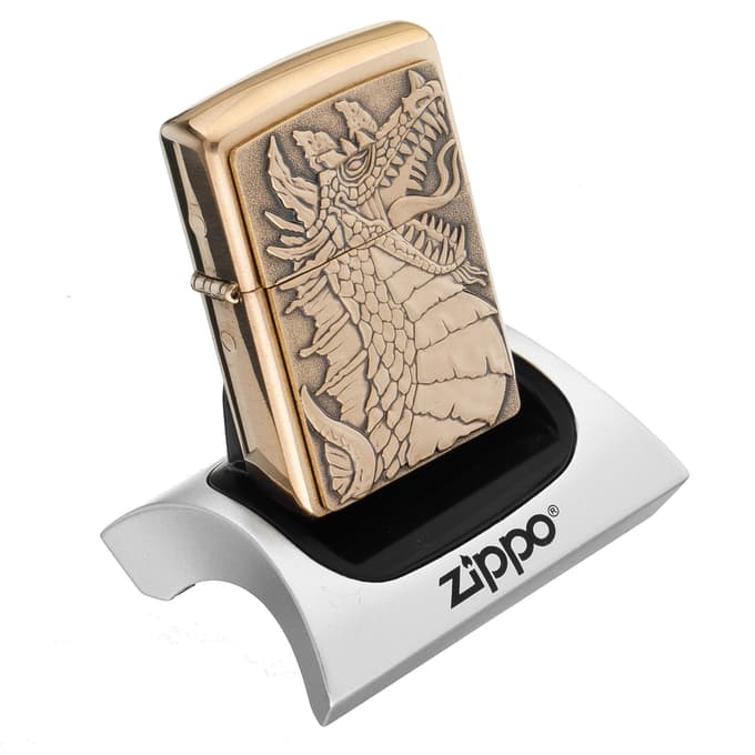 فندک زیپو مدل ZIPPO DRAGON 1 EMBLEM 49297 — تصویر ۳