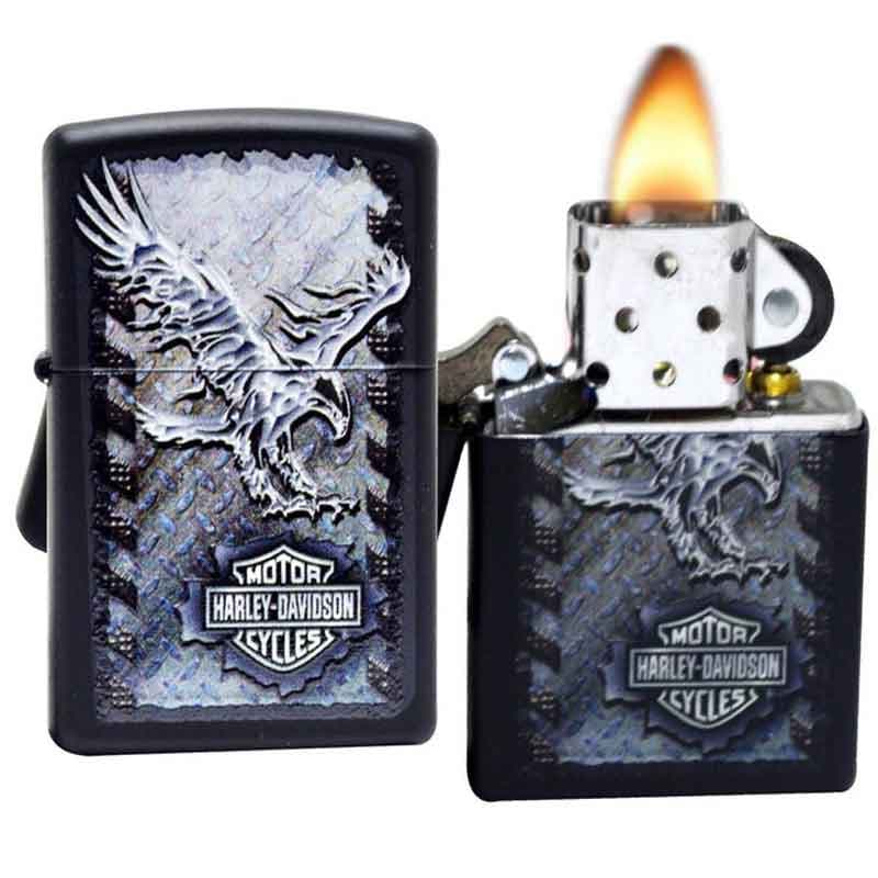 فندک زیپو مدل هارلی دیویدسون 28485 218 H-D IRON EAGLE — تصویر ۲