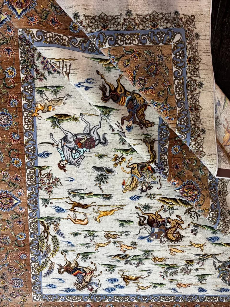 فرش 1500 شانه شکارگاه کد 20CT0 — تصویر ۴
