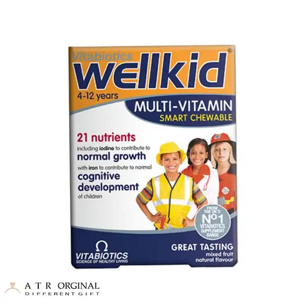 قرص مولتی ویتامین جویدنی ول کید ویتابیوتیکس VITABIOTICS