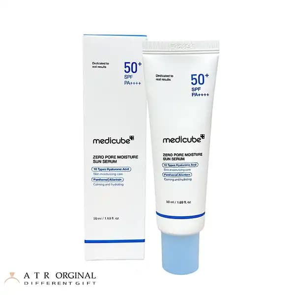 کرم ضد آفتاب بیرنگ صورت مدی کیوب SPF50 مدل zero pore