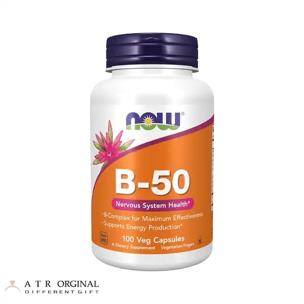 قرص ویتامین B50 ناو Now Vitamin B-50