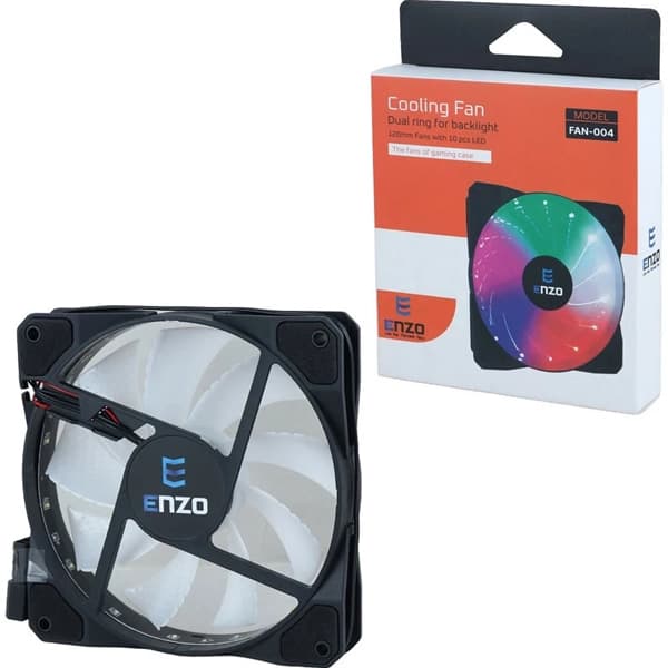 فن کیس انزو مدل FAN-004 RGB